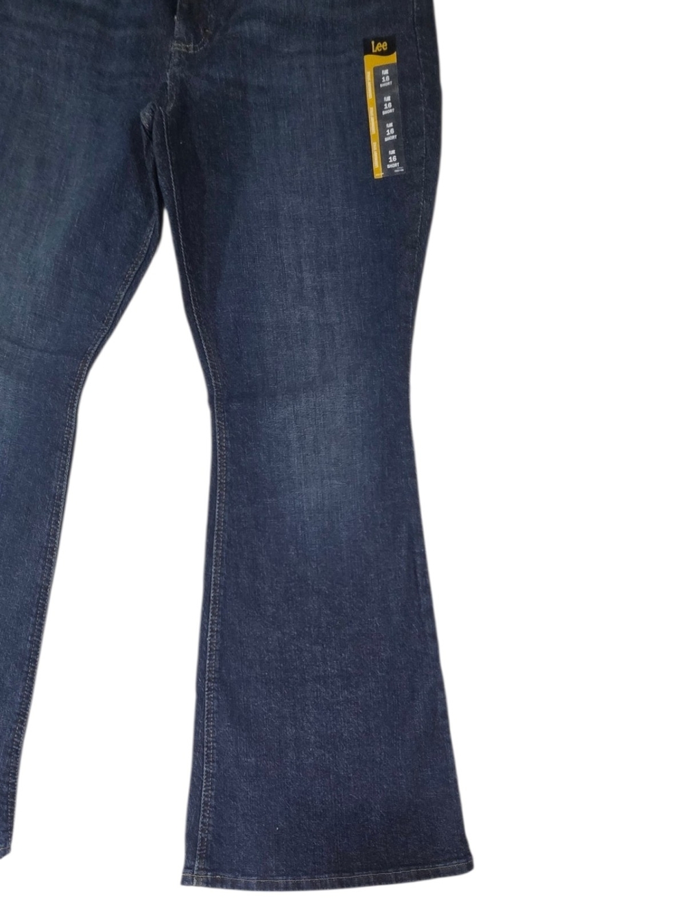 Lee Legendary Inner Strength Flare Jeans Dark Wash Size 16 Short NWT - Picture 5 of 13